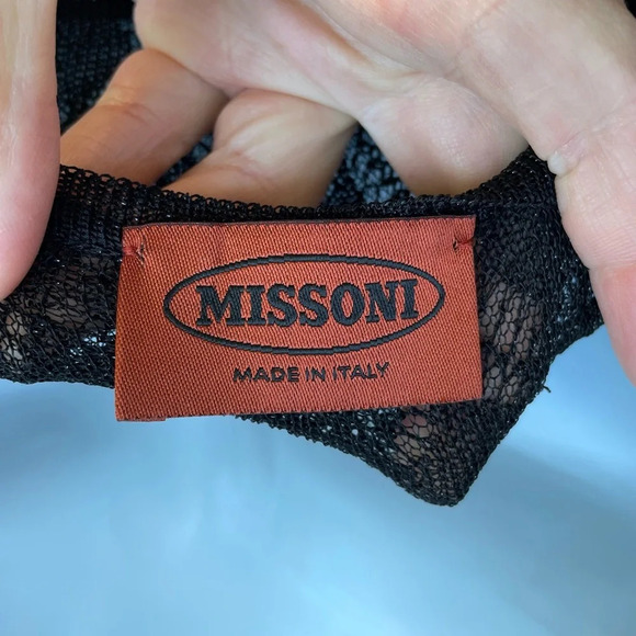 Missoni black knit shift dress,  size 40 (Size US 4) - Picture 12 of 16